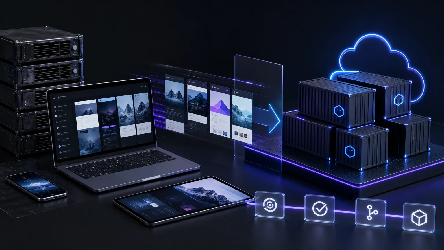 Transición controlada de hosting compartido a contenedores con Astro y CI/CD: experiencia de E Tech Code