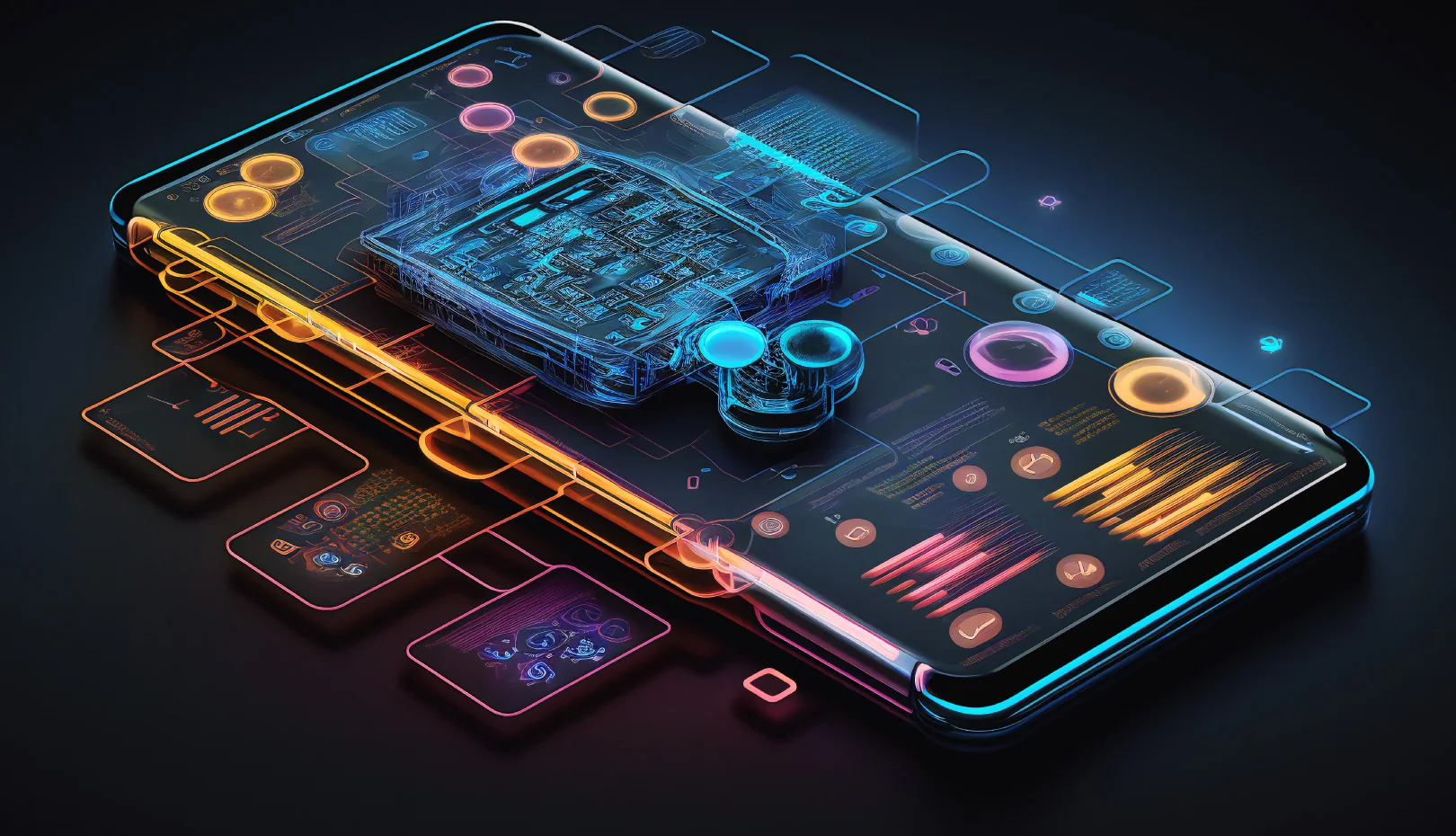 Illustration from E Tech Code’s article about mobile application development.